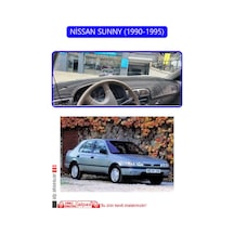Nissan Sunny 1990-1995torpido Koruma Halısı Mavi Kenar