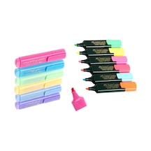 Faber Castell Fosforlu Kalem Canlı Pastel Renkler