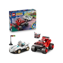 LEGO® Sonic the Hedgehog Silver’ın Arabası, Knuckles’ın Canavar Kamyonuna Karşı 77118 – 8+ Yaratıcı Oyuncak Yapım Seti (378P)