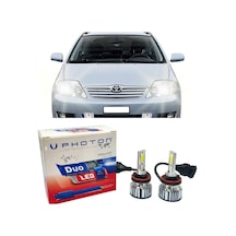 Toyota Corolla E120 Led Xenon Kısa Far Ampulü H7 Duo Yeni Seri Beyaz 2002-2008