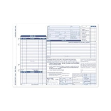 Garaj Onarım Sipariş Formları, 20,5 X 25,5 Cm, 3 Parça, 250 Sayılı, Beyaz Ve Kanarya Ve Beyaz Etiket Gt3811 Abanoz