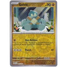 Golett Reverse Holo 087/162 - Temporal Forces - Pokemon Kartı Mint