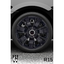 Citroen C4 Grand Picasso 15 İnç Jant Kapağı 4 Adet Siyah S113