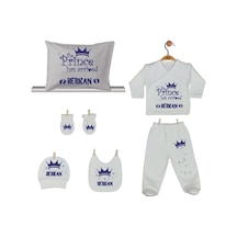 Pia Baby Gl 1907-08 İsme Özel Yastık Zıbın Set Krem