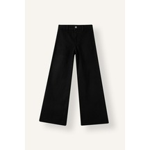 Defacto Flare Fit Geniş Paça Jean Pantolon Kız Çocuk I4938a826aunm40 Siyah-nm40