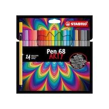 Stabılo Pen 68 Arty - Keçe Uçlu Boya Kalemi - 24'lü Paket - Çeşitli Renkler