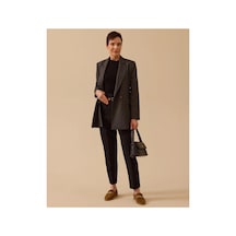 Seçil Beli Pensli Bilek Boy Pantolon Siyah - 906083467 Siyah