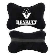Renault Logolu Siyah Papyon Boyun Yastığı 2'li