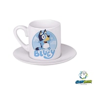 Bluey Türk Kahvesi Fincanı 0106 Beyaz