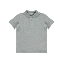 Civil Boys Basic Lakos 6-9 Yaş Tshirt - Gri Gri Melanj