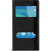 Huawei Gt3 Gizli Miknatisli Pencereli Magnum Kilif Siyah 149967802