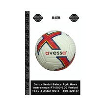Delux Serisi Bahçe Açık Hava Antrenman Ft-500-100 Futbol Topu 4 Astar No:5 - 400-420 Gr Çok Renkli