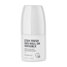 Farmasi Stay Fresh Perspirant Invisible Erkek Roll On Deodorant 50 ML