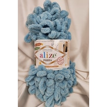 Puffy Azur El Örgü İpi 100gr. 9mt. 5'li Paket - Renk: 414