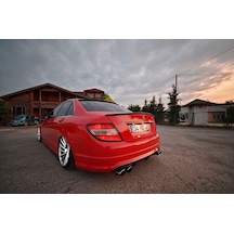 Mercedes W204 C180 Makyajsız Difüzör (Plastik) Arka-tampon Ek