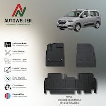 Opel Combo Elektrikli 2019 Sonrası Uyumlu Havuzlu Oto Paspas