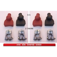 264 Gr 2 Takım Kurşun Akü Kutup Başı Otomotiv-marin Kapaklı