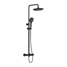 VitrA Aquaheat A4720536 Bliss 240 2F Duş Sistemi, Siyah Diğer