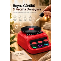 Gromo Z18 Bluetooth Hoparlör 5w Rgb Işıklı, 20 Uyku Sesli Kırmızı