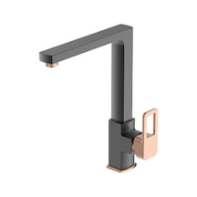 Qua Clara Plus Colours Eviye Bataryası Siyah - Rose Gold