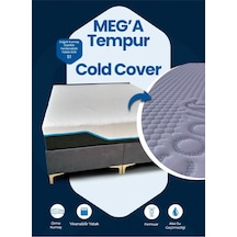 Meg'a Tempur Cold Cover Yatak Pedi&şiltesi Fermuarlı Yıkanabilir Yatak Kılıfı - 120 X 200 Cm Beyaz