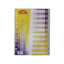 Bafix Seperatör 1-10 Rakamlı Plastik  A4