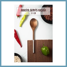 Bezos Akasya Servis Kaşığı & Sunum Kaşığı Mbt06
