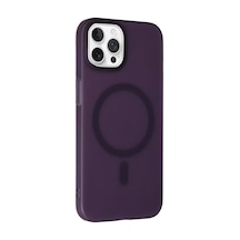 Joko Apple iPhone Uyumlu 14 Pro Tuna Pc Slim Magsafe Kapak - Derin Mor Belirtilmemiş