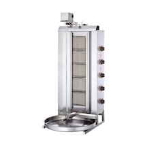 Işıkgaz Silverinox Lpg Tüplü 5 Radyanlı Üstten Motorlu Döner Ocağ