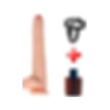 Zaga Oyun 29.5 CM Belden Bağlamalı Gerçekçi Kalın Dildo Penis - Bart
