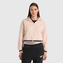 New Balance Nb Lifestyle Women Full Zip Kadın Ceket Pembe