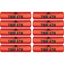 Atık Torbası Jumbo Boy 80 x 110 CM 700 G 10'lu Rulo x 10 Paket