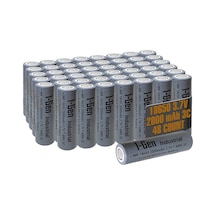 I-gen Industrial E001 Inr 18650 3.7v 2000 Mah 3c 7.4wh Li-ıon Şarjlı Pil Düz Başlı Lityum Pil 48'li Paket