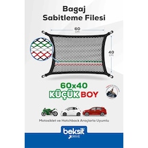Drıve- Fiat, Alfa Romeo, Maserati Model Özel Renkli Tasarım Bagaj Sabitleme Filesi 40x60 Cm İtalya
