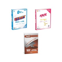 2027 2027 Tyt Üçdörtbeş Sıfırdan Başla Start Matematik + Kimya Soru + Anla Kazan Paragraf Deneme 3'lü Set