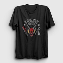Presmono Unisex Hellfire Club Dizi Stranger Things T-Shirt