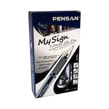 My Sign 1.0 Jel Mürekkepli İmza Kalemi 12'li 1 Kutu Siyah