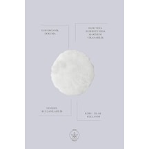 Reusable 100% Organic Cleansing Pads 3 Pieces İn 1 Makyaj Temizleme Pamuğu Açık Bej