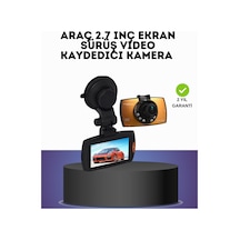 Hd Araç Kamerası 2.7 İnç Ekran G Sensor Destekli