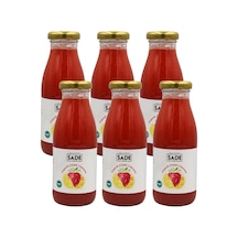 Sade Organik Çilekli Limonata 250 Ml 6 'lı Paket
