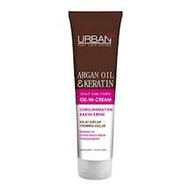 Argan Yağı & Keratin Besleyici Ve Kırılma Karşıtı Durulanmayan Saç Bakım Kremi 150 Ml