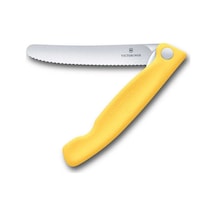 Victorinox Swiss Classic 11 cm Tırtıklı Piknik Bıçağı  Sarı