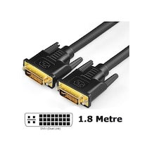 Dvi To Dvi Kablo Çift Filtreli Dvi-I Dual Link 24+5 - 1.8 Metre