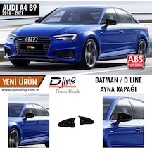 Audi A4 B9 2016 - 2021 Yarasa Ayna Kapak Parlak Siyah Abs Plastik