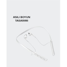 Kablosuz Bluetooth Kulaklık Boyun Askılı, 100 Saat Pil Ömrü - Lisinya