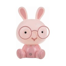 Pembe Tavşan Led Gece Lambası
