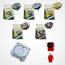 Beyblade X Serisi Set 5 Beyblade 2 Fırlatıcı 1 Arena - Bx-13, Bx-01, Bx-03, Bx-15, Bx00-01