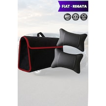 Fiat Regata Uyumlu Bagaj Çantası Siyah Renk Koltuk Yastığı Lüks Model