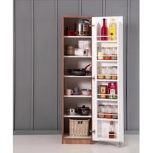 Çok Amaçlı Tek Kapaklı Kiler Mutfak Dolabı