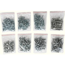 640 Adet Cıvata Somun Pul Seti - M5,m6 Altıgen Başlı Cıvata, Somun, Metal Pul Seti 7/8 Yaş